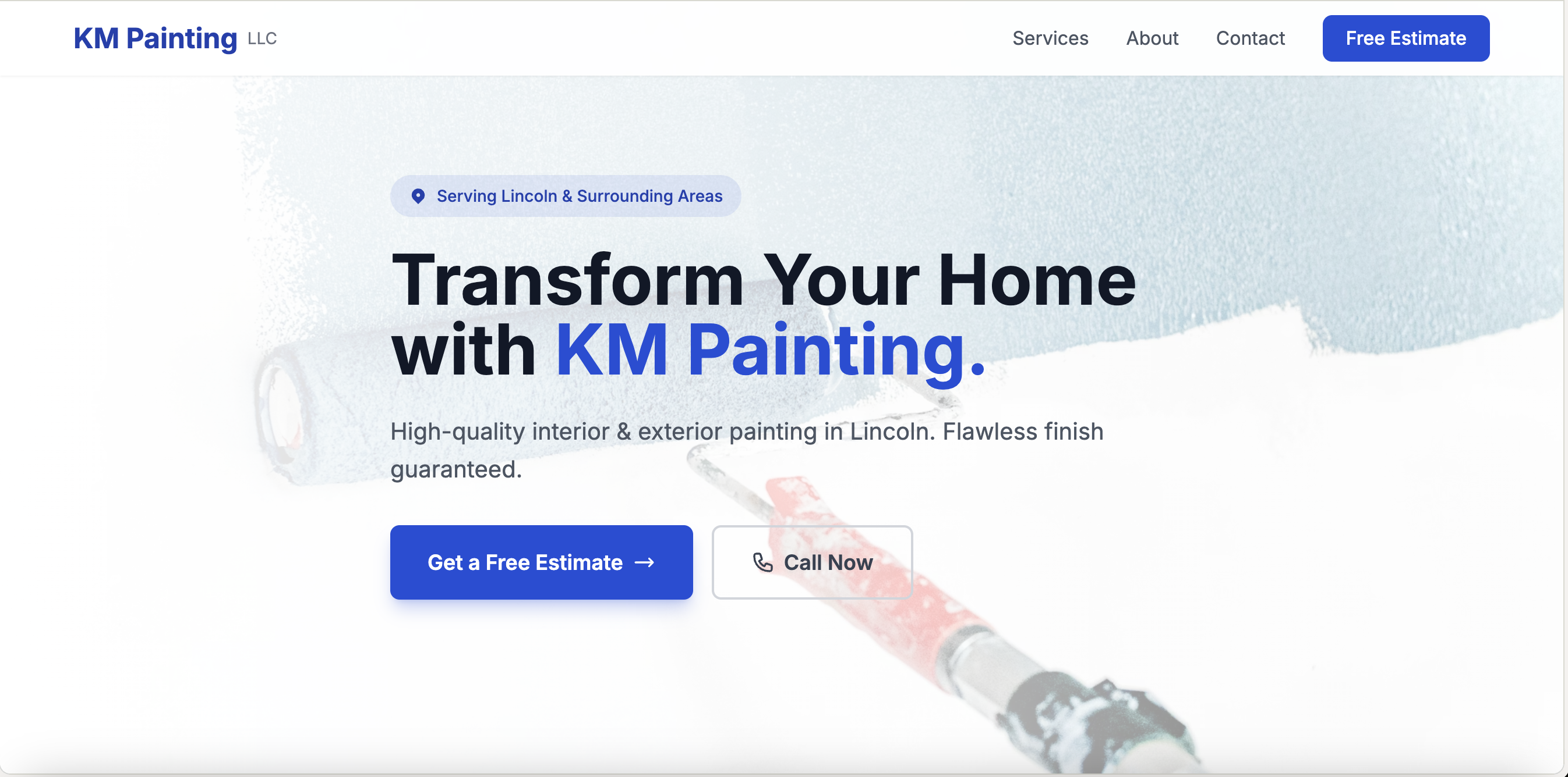 KM Painting website